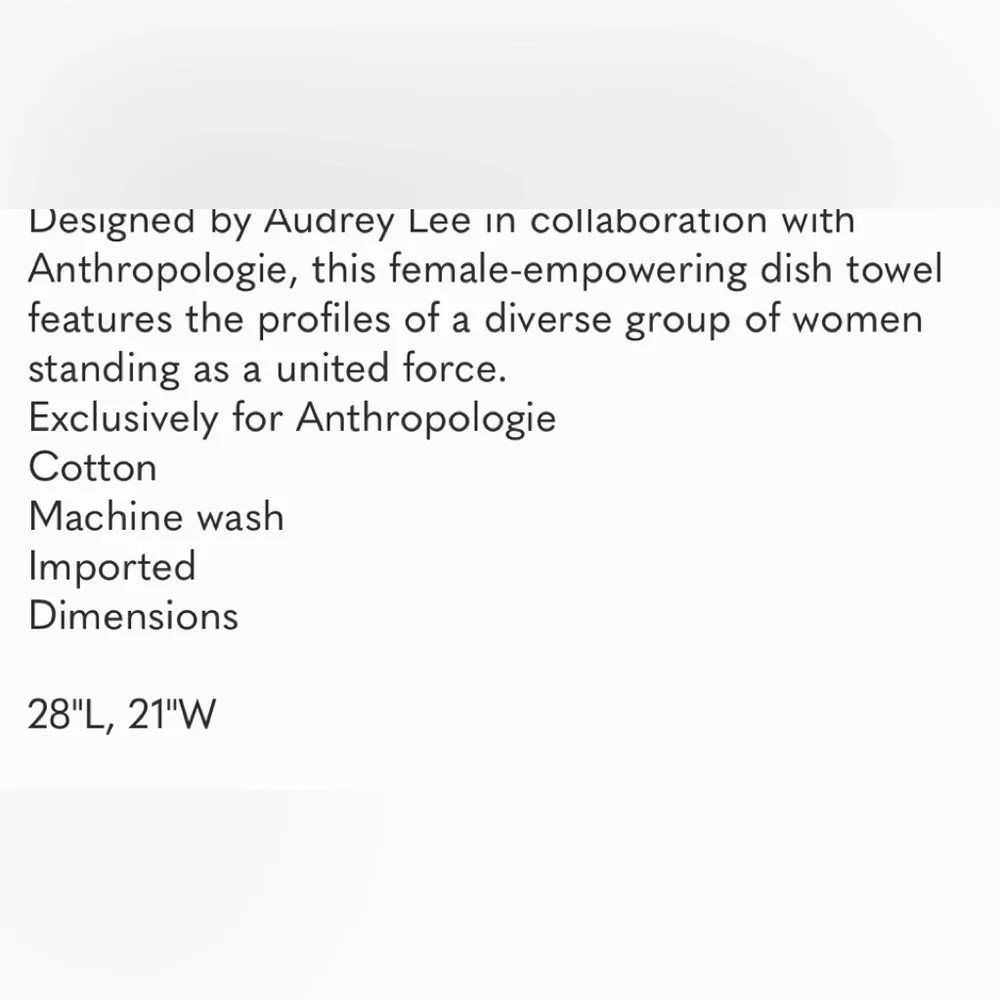 New BUNDLE 2 Year of Woman Empower Female Peasant Hipster Dish Towels